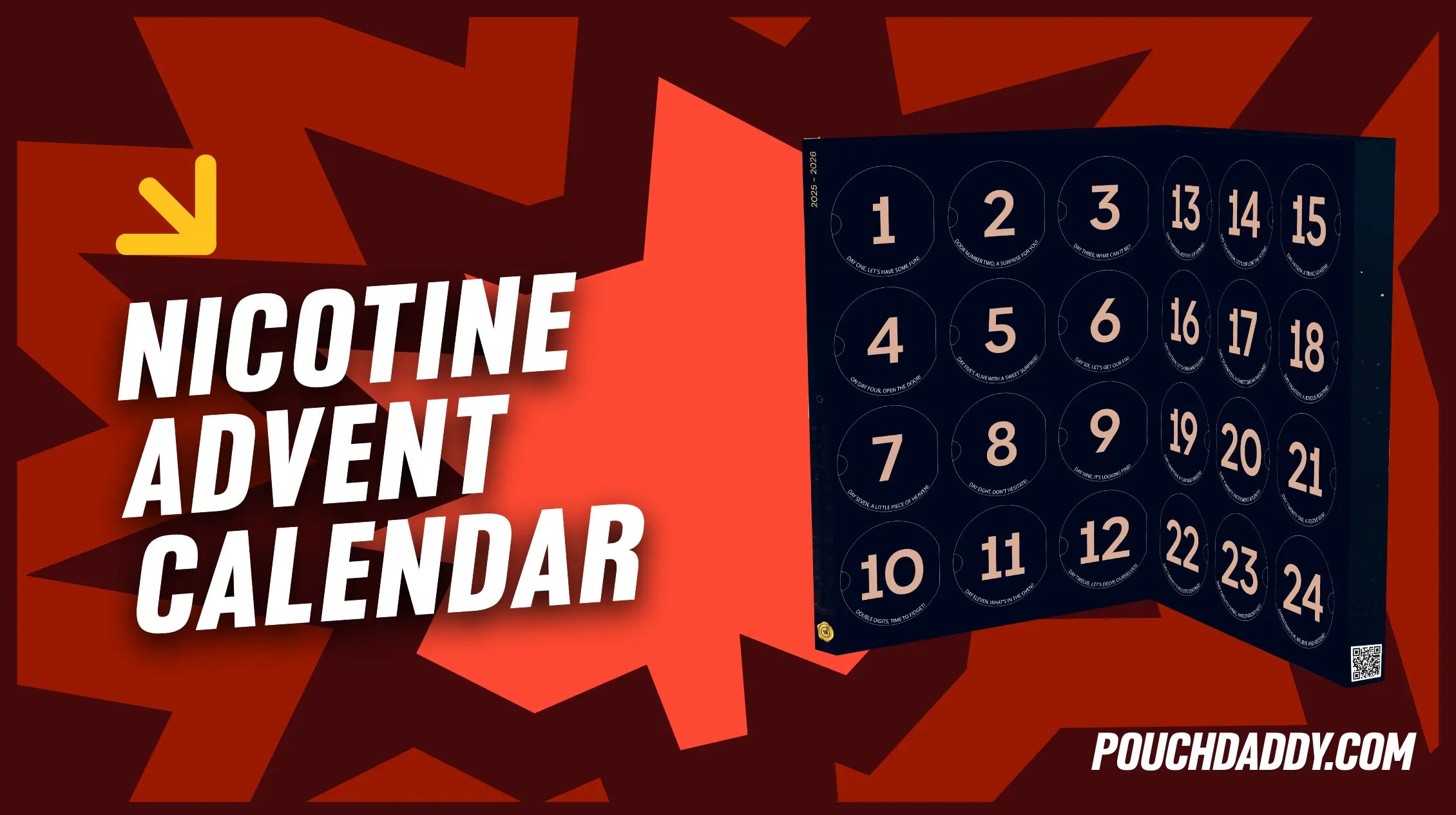 Video thumbnail of the pouchtown calendar with a red background