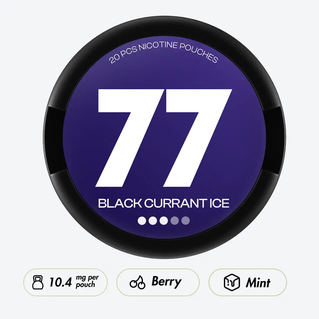 77 Black Currant Ice - Pouchdaddy