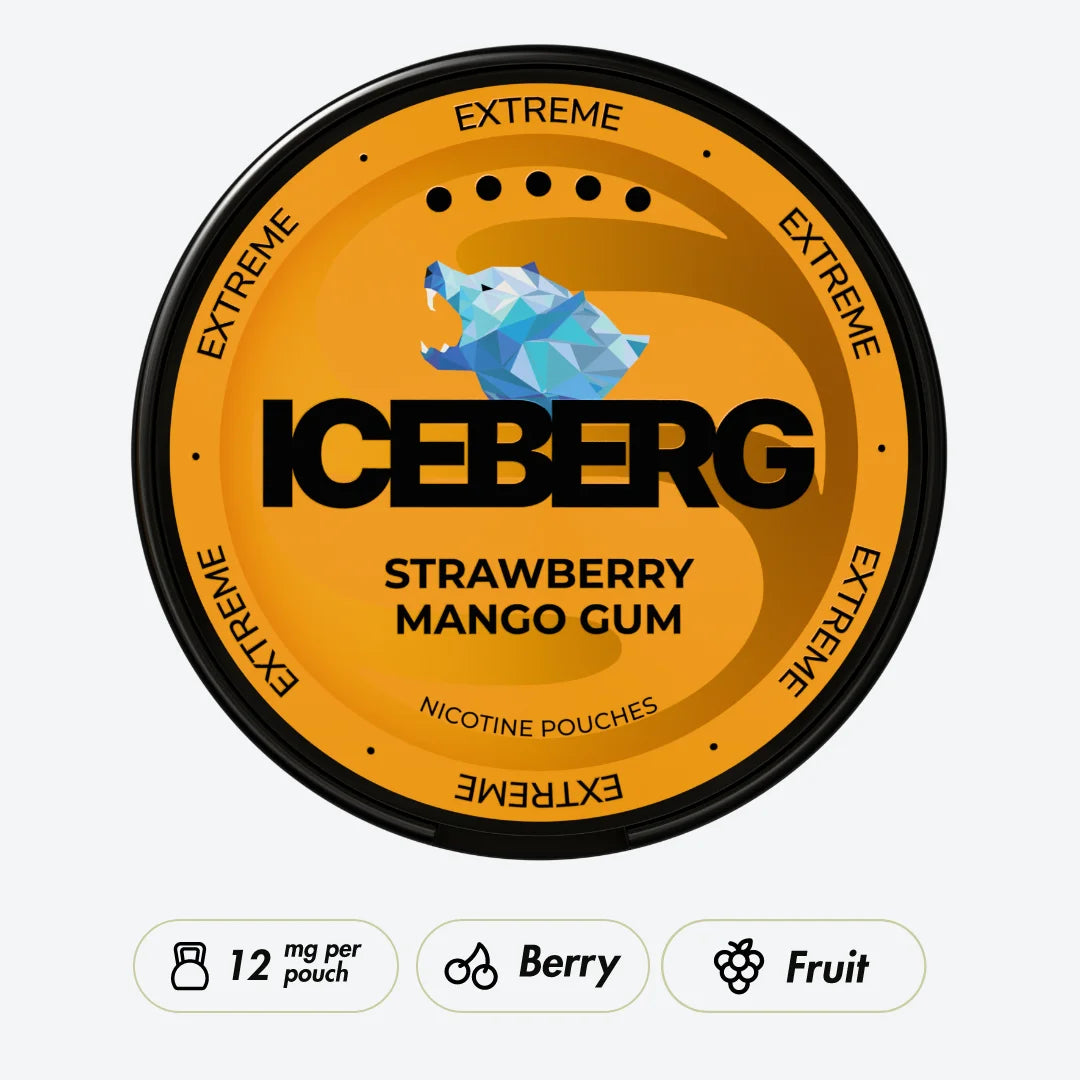Iceberg Strawberry Mango Gum 50mg