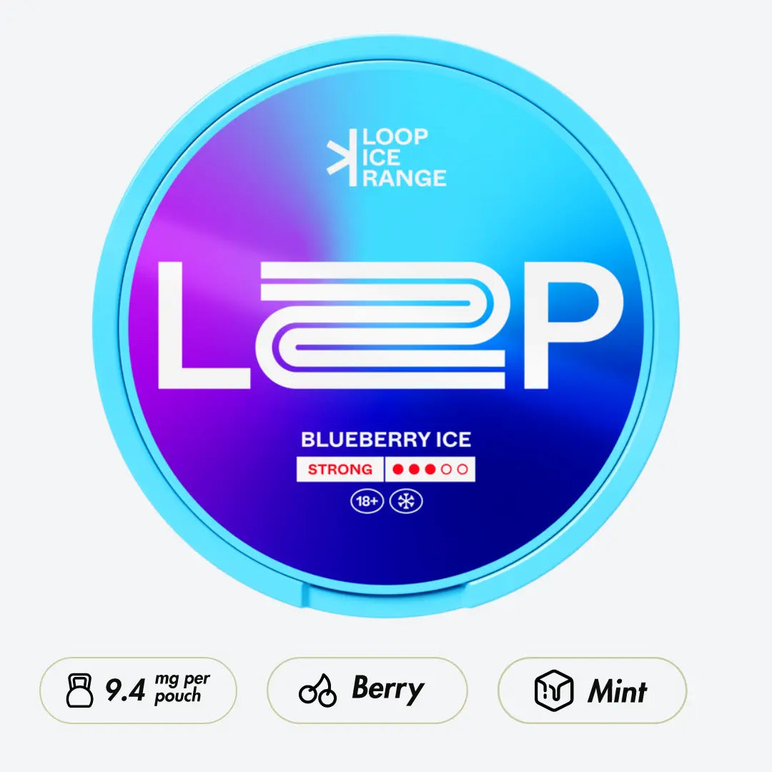 LOOP Blueberry Ice Strong - Pouchdaddy