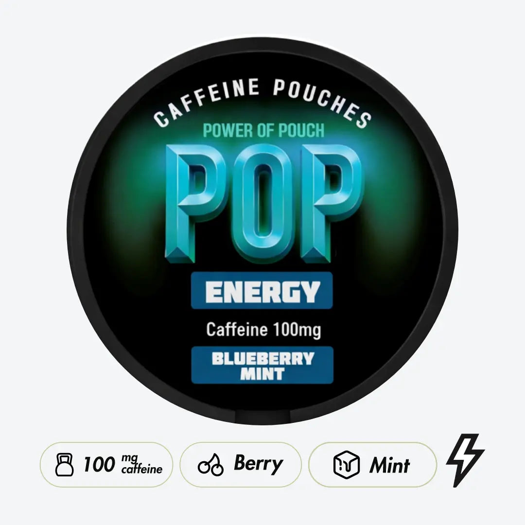 POP Blueberry Mint Caffeine Pouches