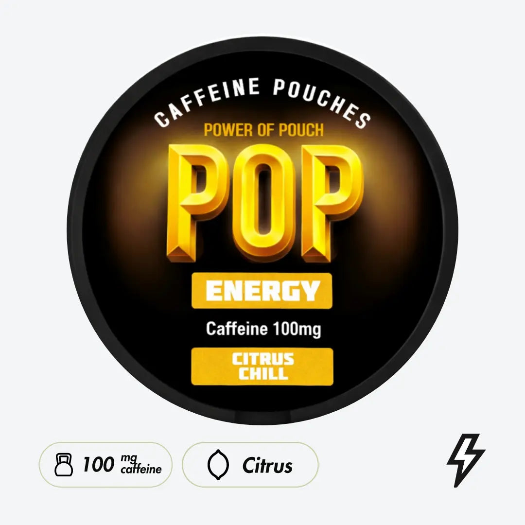 POP Citrus Chill Caffeine Pouches