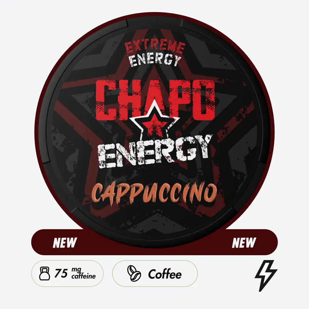 Chapo White Cappuccino Caffeine Pouches