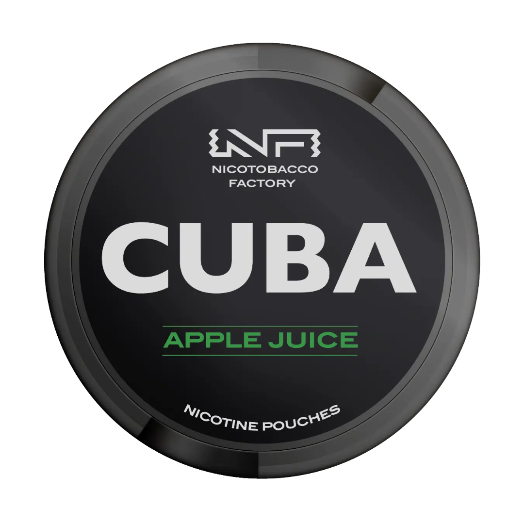 CUBA BLACK Apple Juice 43mg - Pouchdaddy
