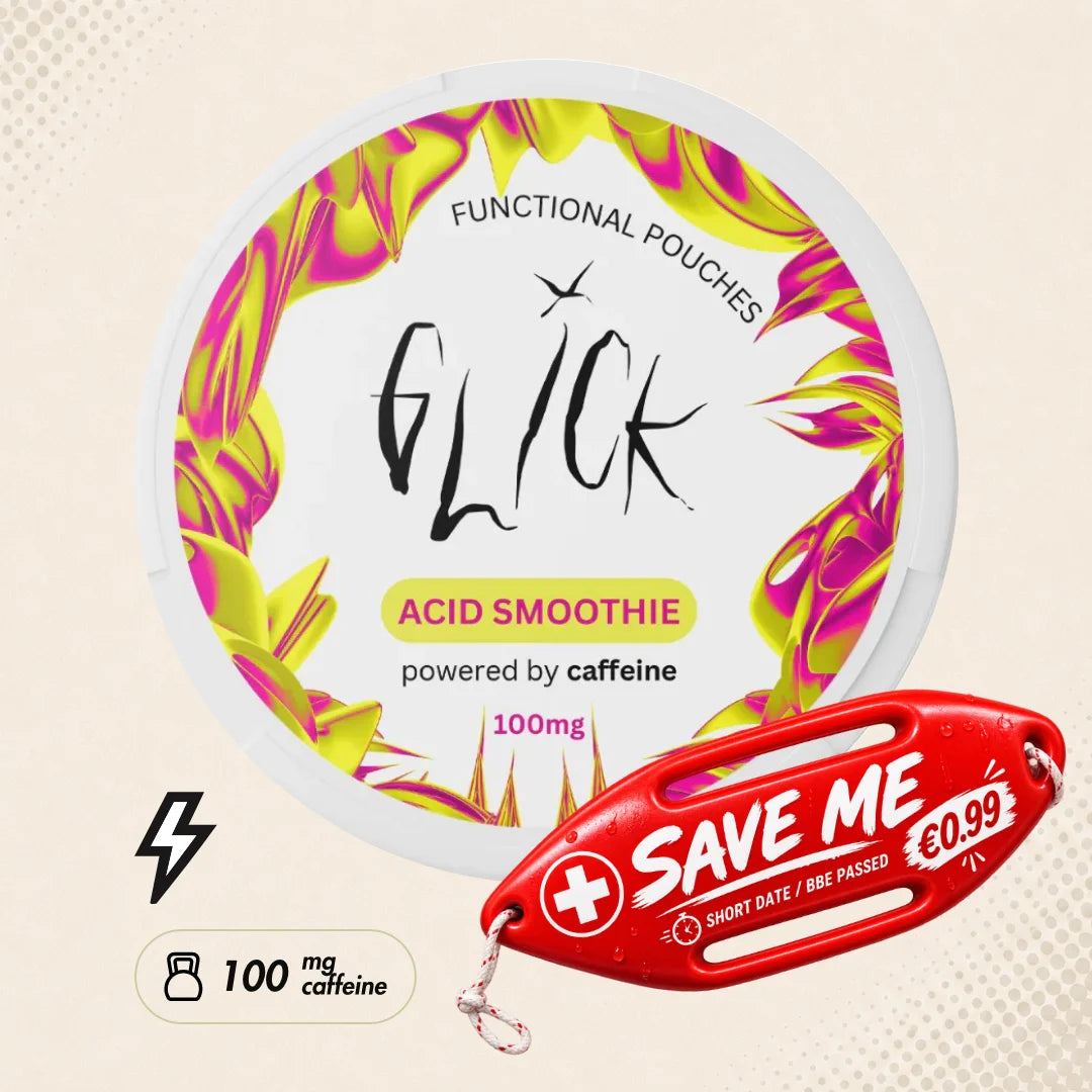 Glick Acid Smoothie Caffeine Pouches