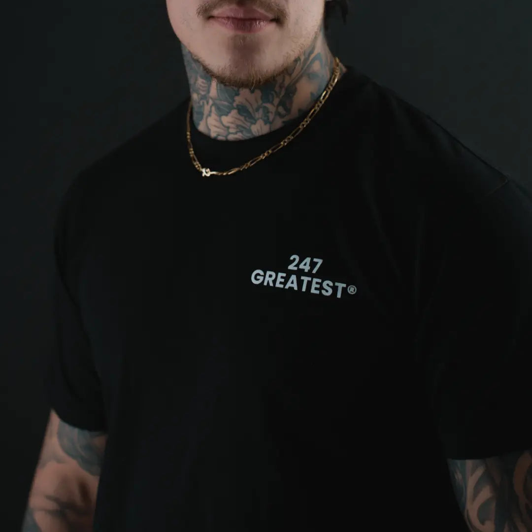 Greatest 24/7 Oversized T-Shirt – Black - Pouchdaddy