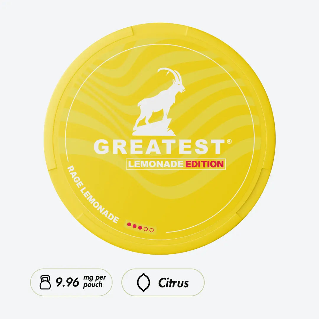Greatest Rage Lemonade 9,96mg - Pouchdaddy