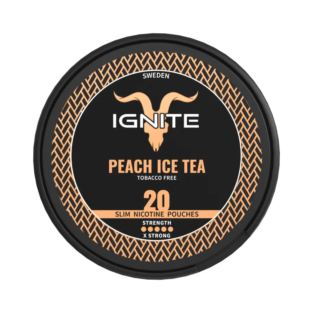 IGNITE Peach Ice Tea X-strong - Pouchdaddy