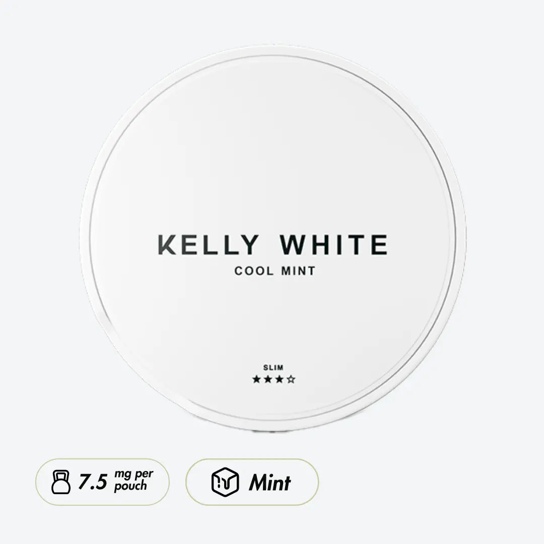 Kelly White Cool Mint - Pouchdaddy