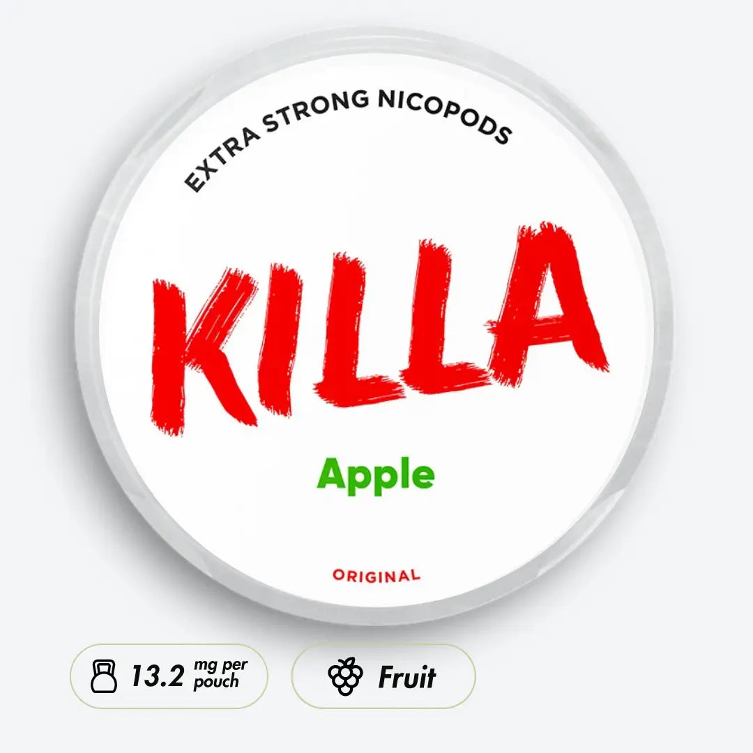 killa tobacco pouches Buy KILLA Apple White Snus – Crisp Fruity Nicotine Pouches Online