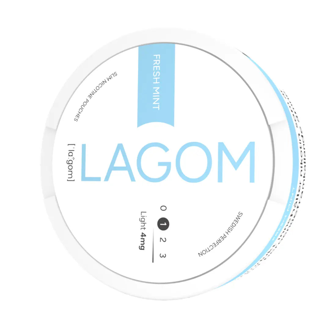 Lagom Fresh Mint Light 4mg - Pouchdaddy