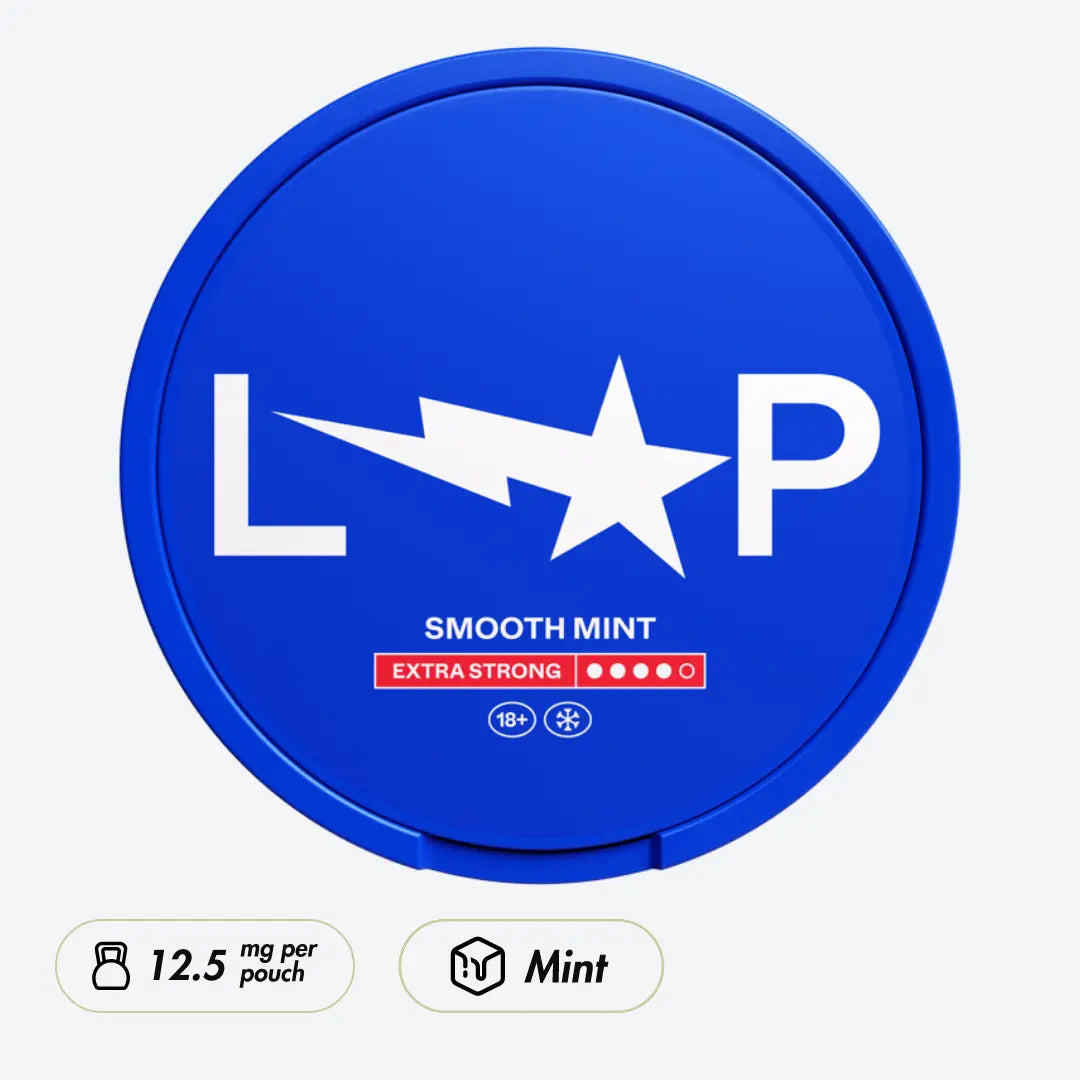 LOOP Smooth Mint Extra Strong - Pouchdaddy