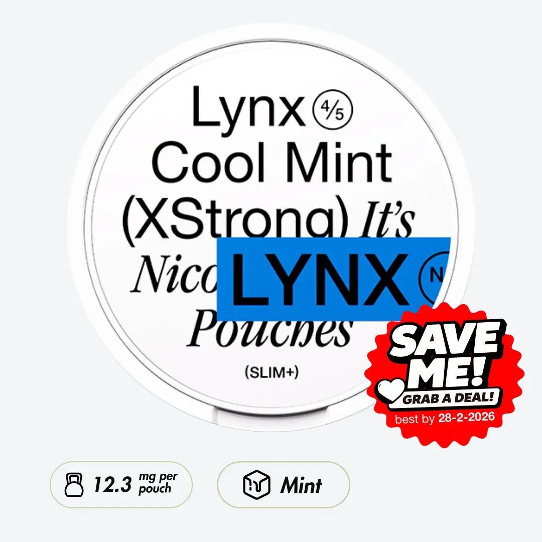 Lynx Cool Mint Extra Strong - Pouchdaddy