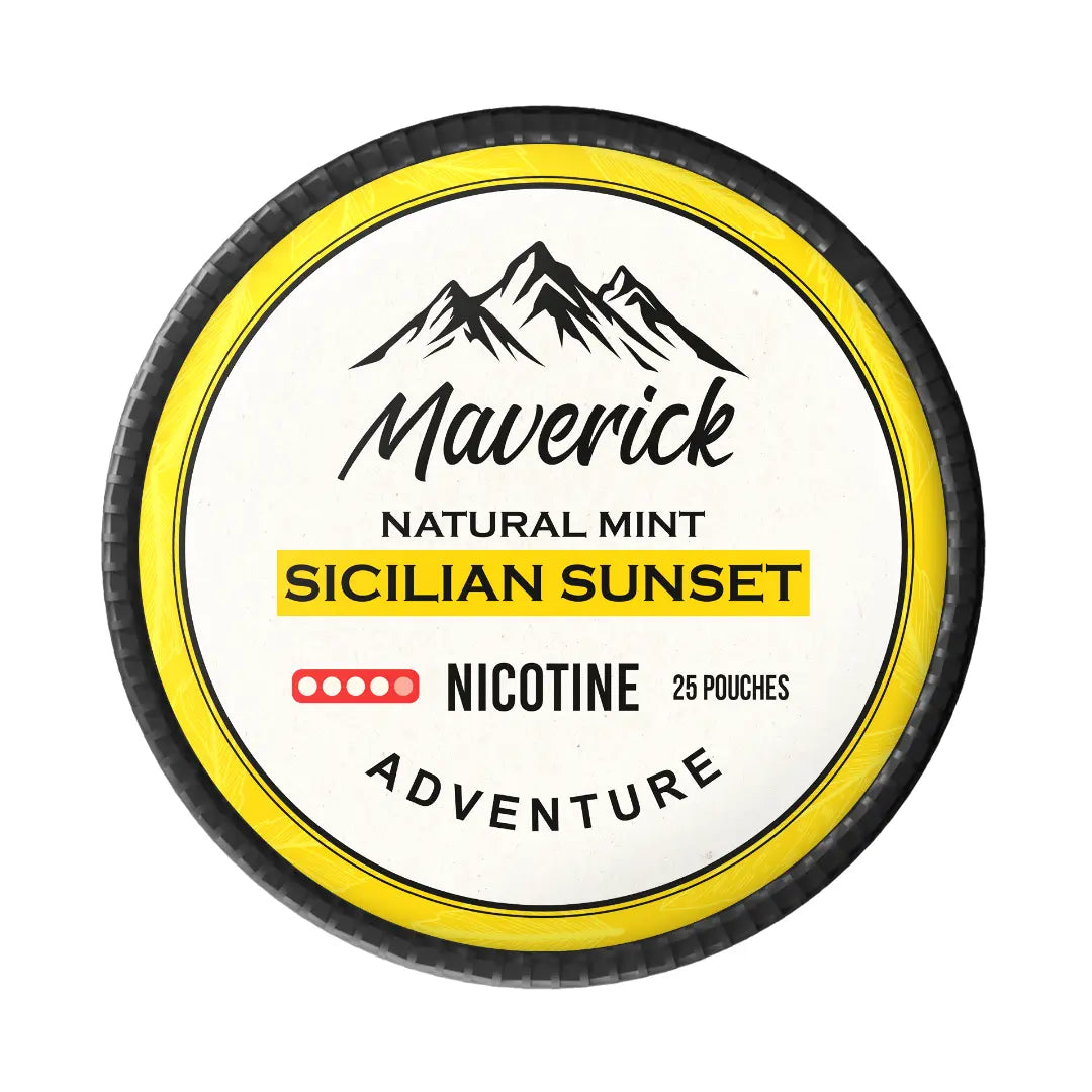 Maverick Nicotine pouch packaging