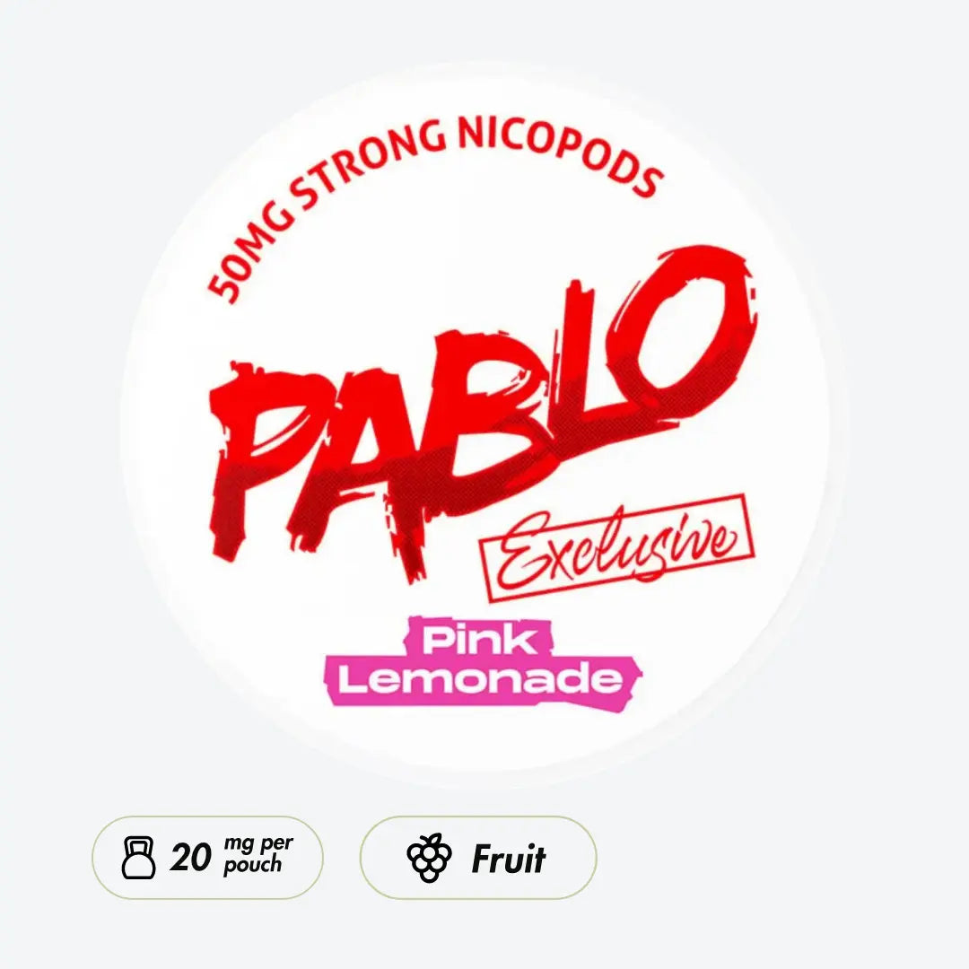 Pablo Exclusive 50mg Pink Lemonade - Pouchdaddy