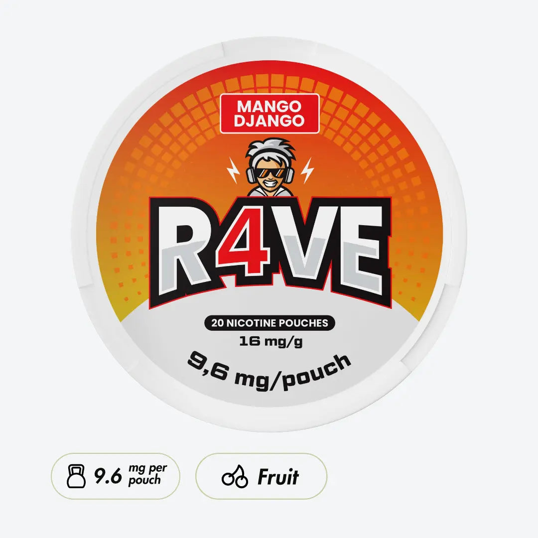 R4VE Mango Django 16mg - Pouchdaddy