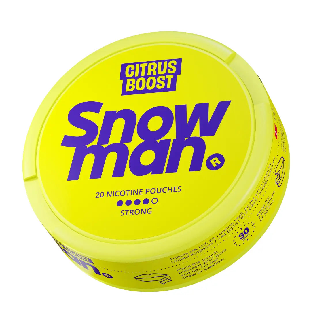 Snowman Citrus Boost 12mg - Pouchdaddy
