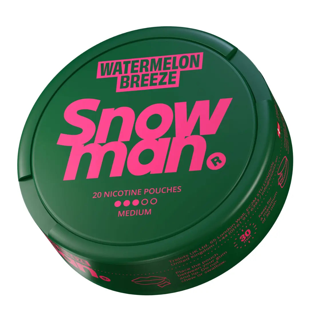 Snowman Watermelon Breeze 9mg - Pouchdaddy