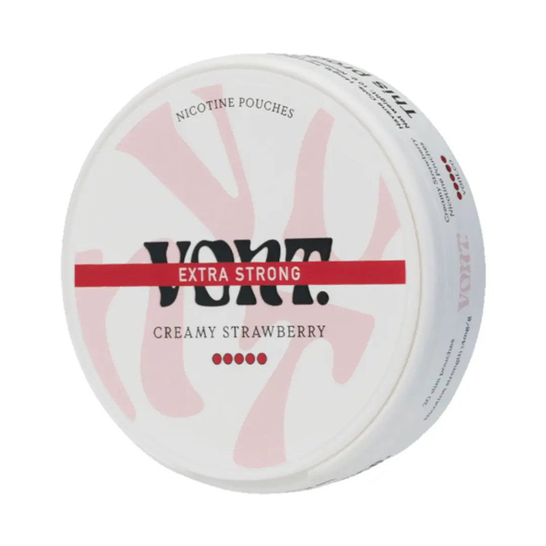 Vont Creamy Strawberry Extra Strong - Pouchdaddy