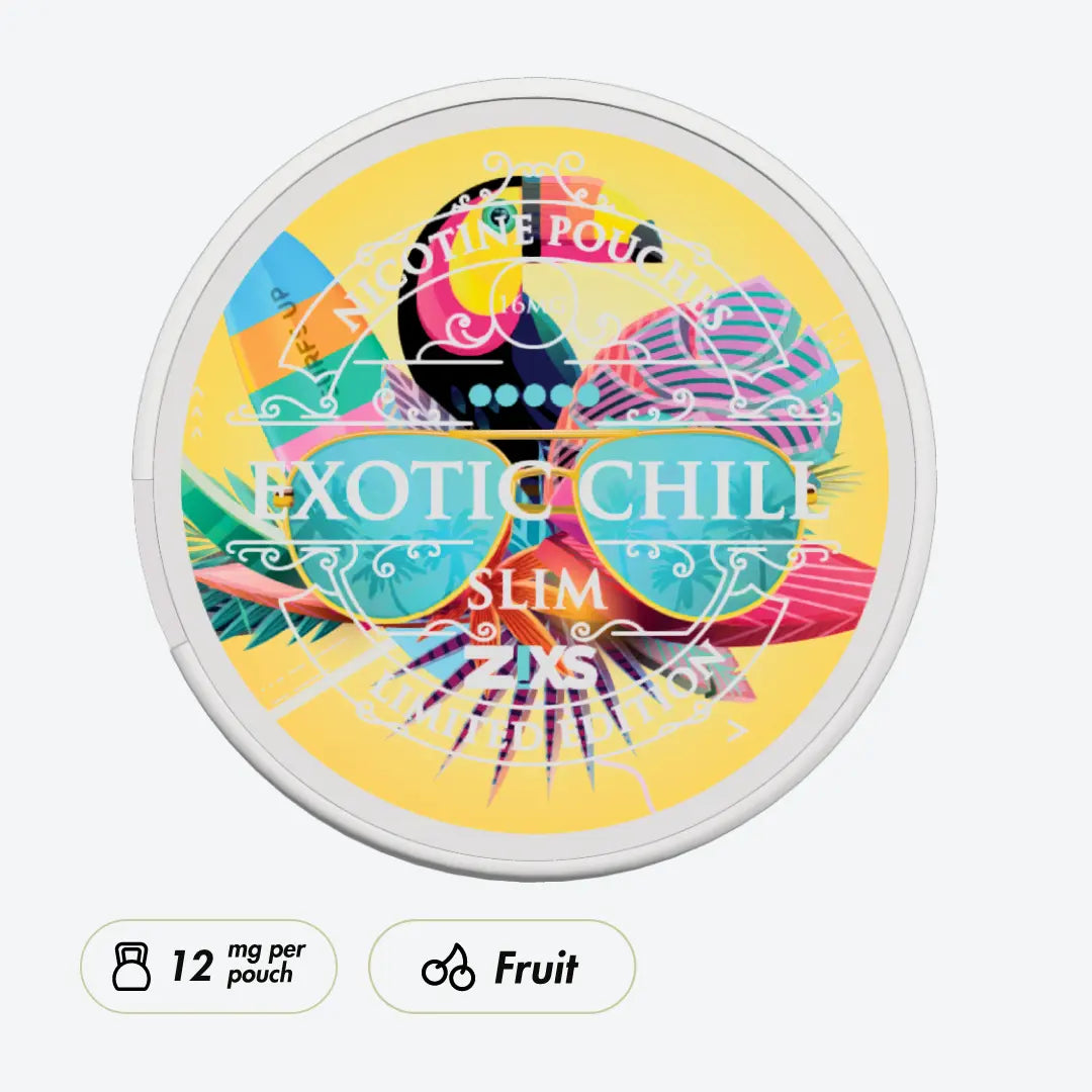 ZIXS Exotic Chill Snus – Strong Tropical Fruit Nicotine Pouches!