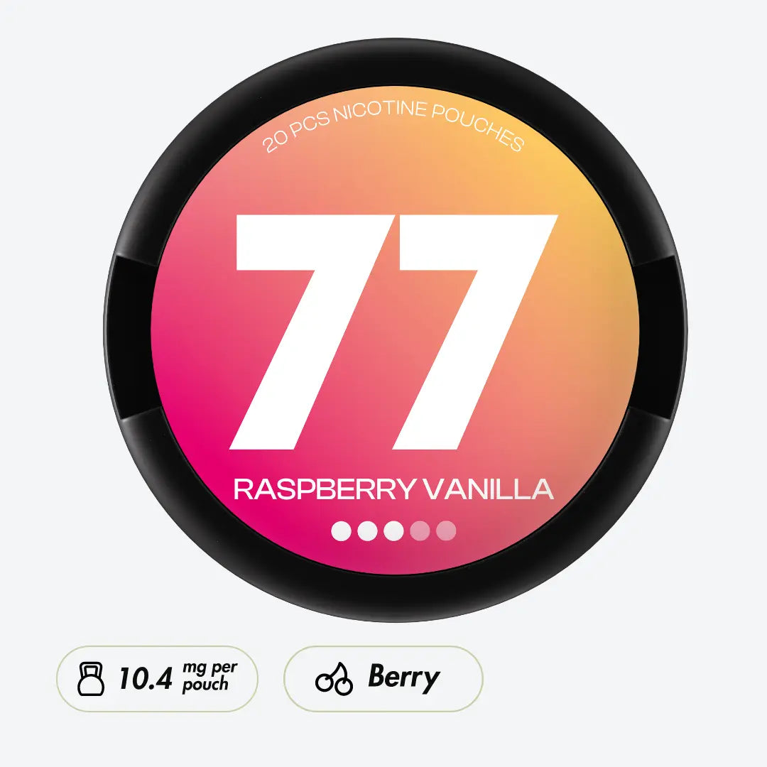 77 Raspberry & Vanilla - Pouchdaddy