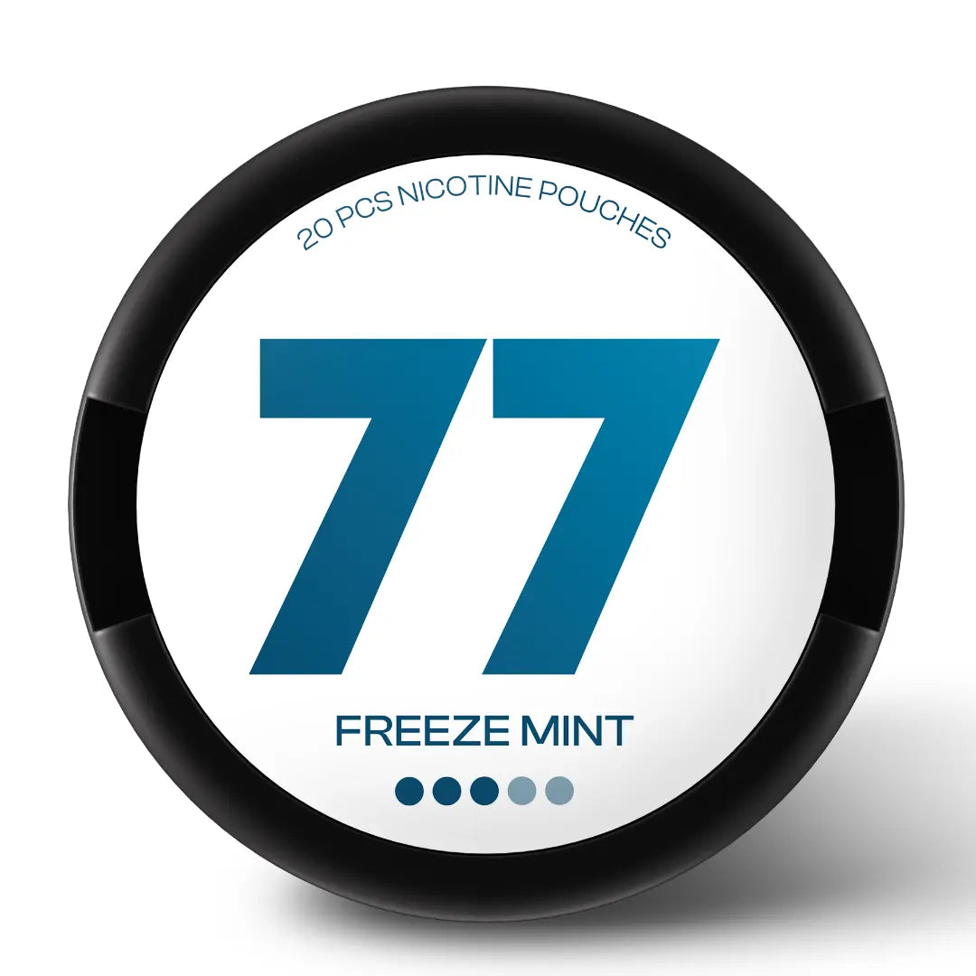 77 Freeze Mint Nicotine Pouches - Strong & Refreshing Mint Snus
