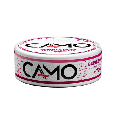CAMO Bubble Gum Energy Pouches - Pouchdaddy