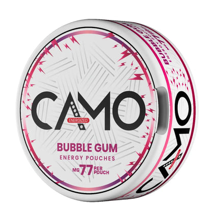 CAMO Bubble Gum Energy Pouches - Pouchdaddy