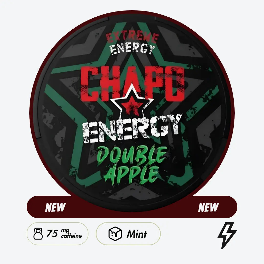 Chapo White Double Apple Caffeine Pouches