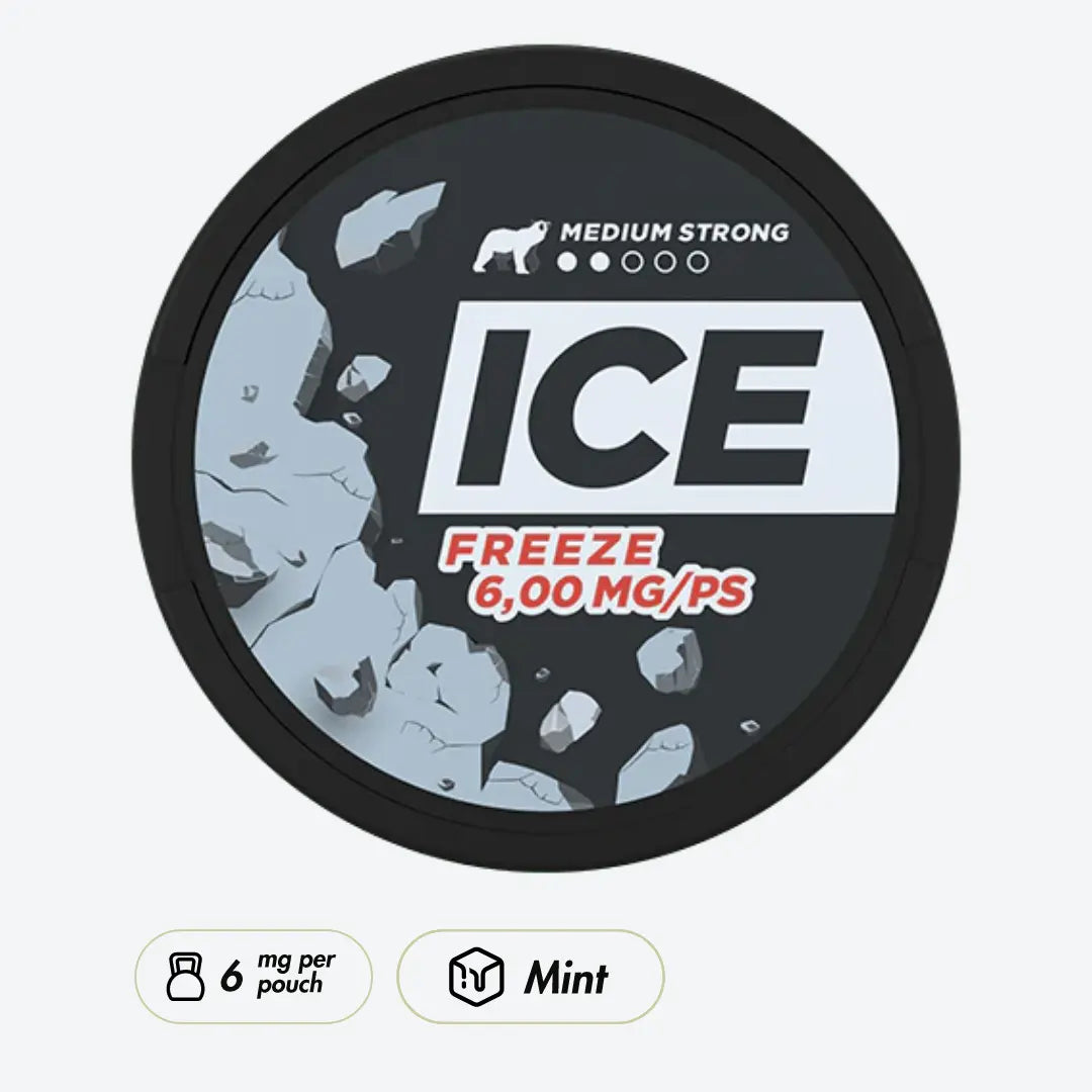 ICE Freeze 6mg - Pouchdaddy