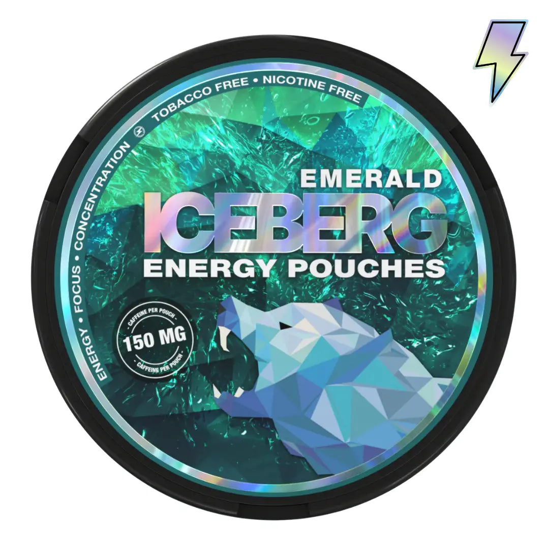ICEBERG Energy Pouches Emerald 150mg - Pouchdaddy