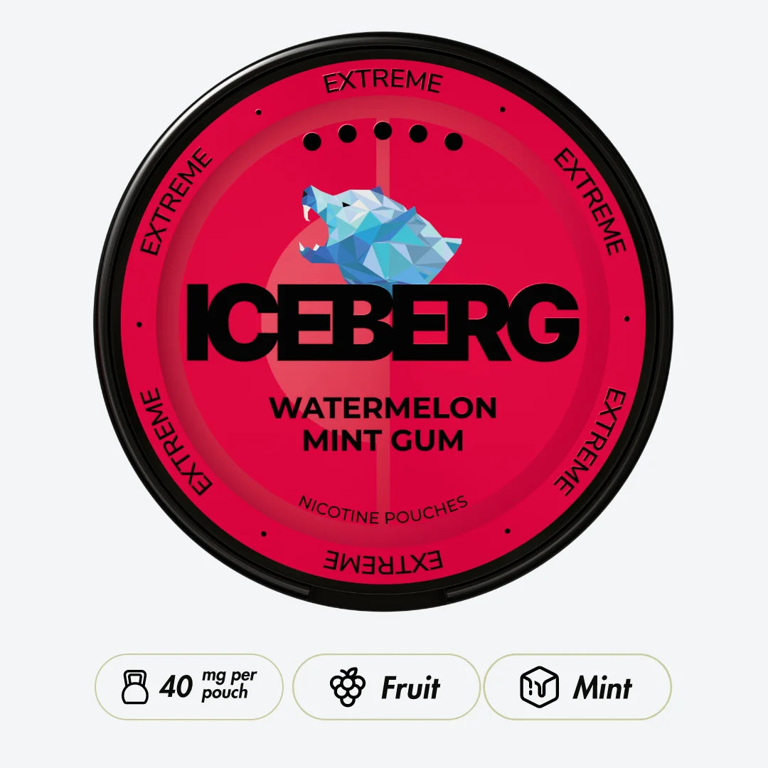 Iceberg Watermelon Mint Gum 50mg