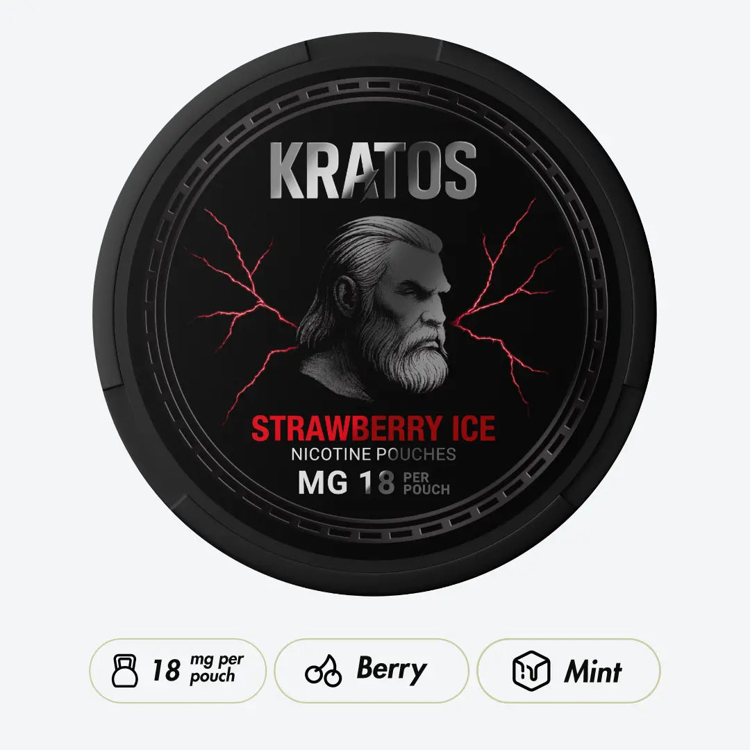 KRATOS Strawberry Ice Strong - Pouchdaddy