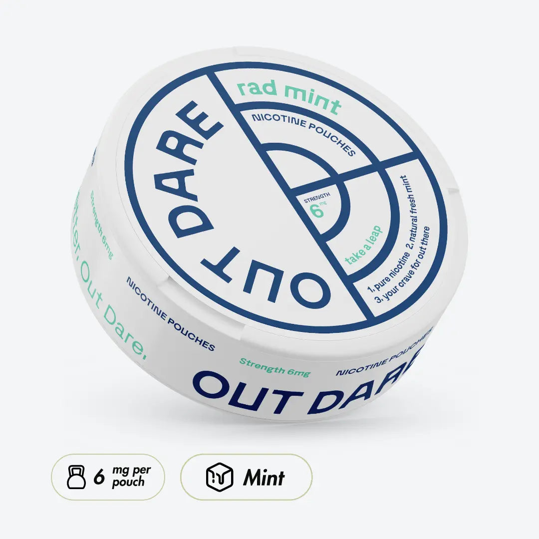 OUTDARE Rad Mint 6mg - Pouchdaddy