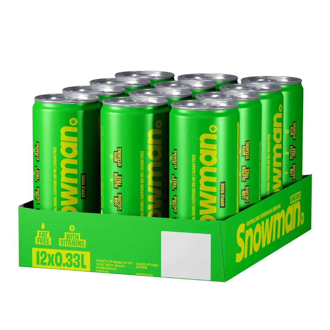 Snowman Apple Dose Energy Drink - Pouchdaddy