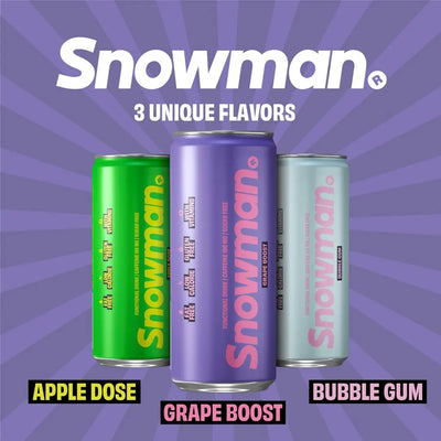Snowman Grape Boost Energy Drink - Pouchdaddy