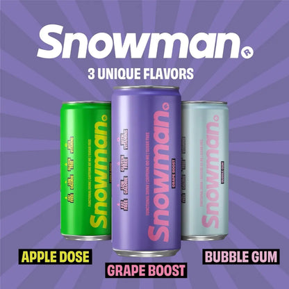Snowman Grape Boost Energy Drink - Pouchdaddy