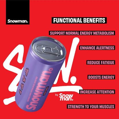 Snowman Grape Boost Energy Drink - Pouchdaddy