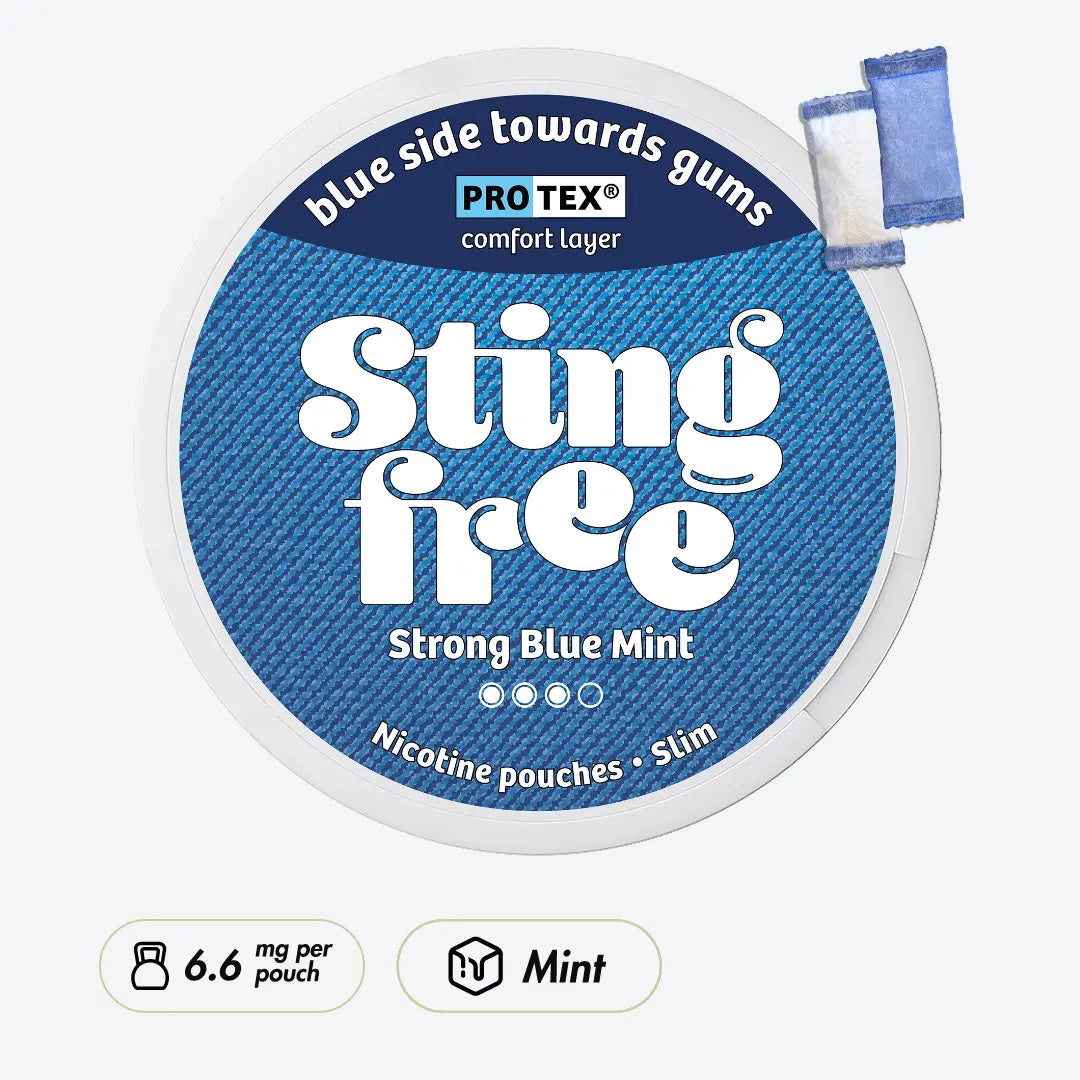 Stingfree Strong Blue Mint - Pouchdaddy