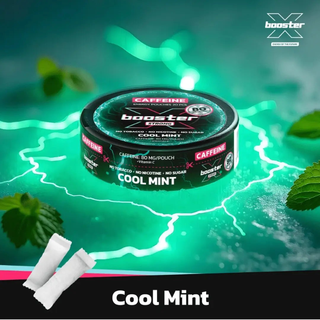 X-Booster Cool Mint 80 mg - Pouchdaddy