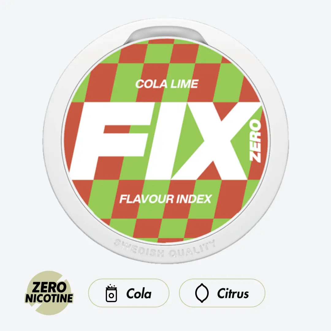 FIX Cola Lime Zero Nicotine - Pouchdaddy