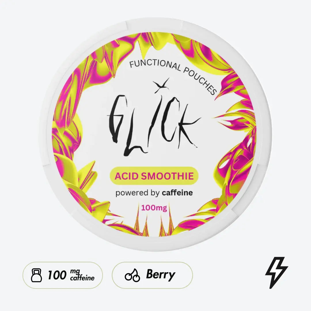 Glick Acid Smoothie Caffeine Pouches - Pouchdaddy