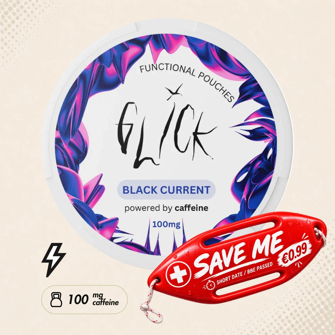 Glick Black Currant Caffeine Pouches