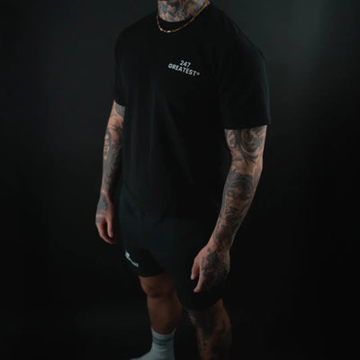 Greatest 24/7 Oversized T-Shirt – Black - Pouchdaddy