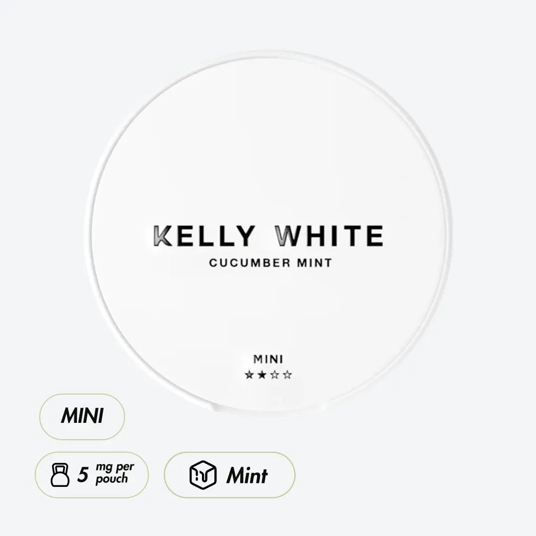 Kelly White Cucumber Mint Mini - Pouchdaddy