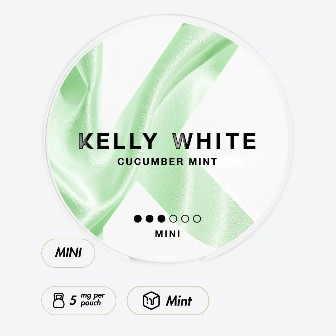 Kelly White Cucumber Mint Mini - Pouchdaddy