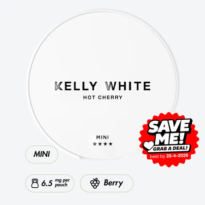 Kelly White Hot Cherry Strong Mini - Pouchdaddy