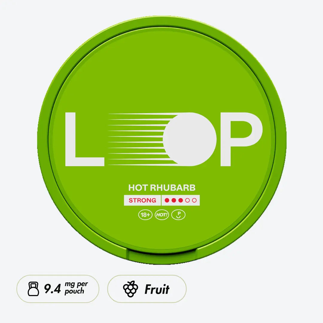 LOOP Hot Rhubarb Strong - Pouchdaddy