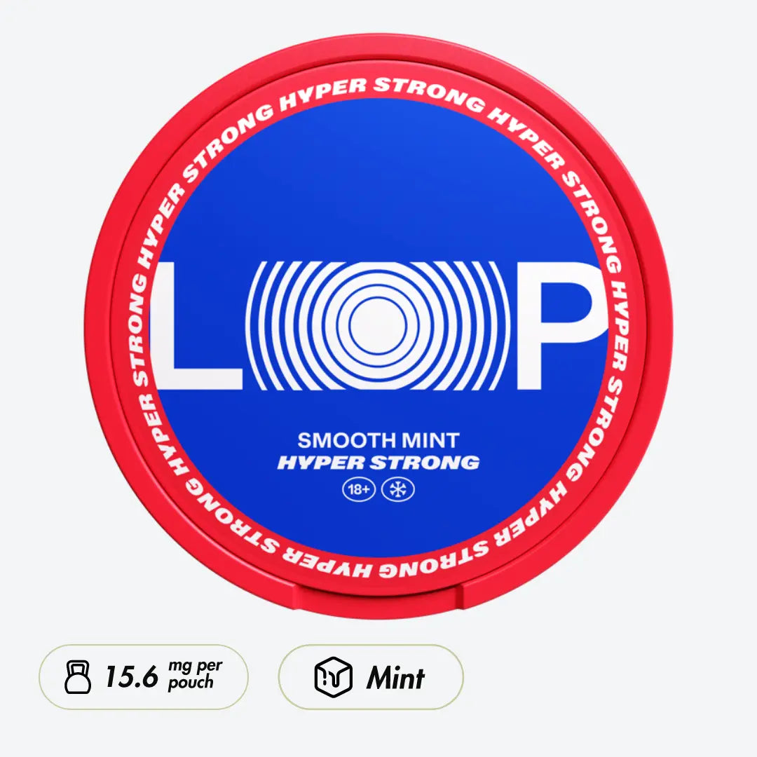 LOOP Smooth Mint Hyper Strong - Pouchdaddy