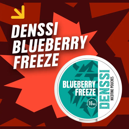 video thumbnail on denssi blueberry freeze snus can on a red background